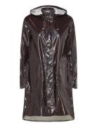 Long Raincoat Outerwear Rainwear Rain Coats Black Ilse Jacobsen