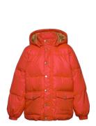 Heavy Hooded Puffer Jacket Fôret Jakke Red Mini Rodini