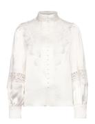 Aureliacras Shirt Tops Blouses Long-sleeved White Cras