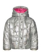 Puffer Jacket Fôret Jakke Silver Billieblush