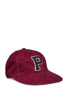 Cotton Twill Ball Cap Accessories Headwear Caps Burgundy Polo Ralph La...