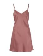 Nightdress No Sleeve Nattkjole Pink Damella Of Sweden