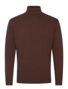 Ragnar Tops Knitwear Turtlenecks Brown SIR Of Sweden