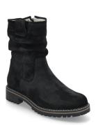 Women Boots Shoes Boots Ankle Boots Ankle Boots Flat Heel Black Tamari...