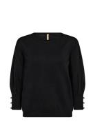 Sc-Dollie Tops Knitwear Jumpers Black Soyaconcept