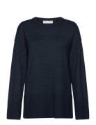 Pzsteffi Ck Pullover Tops Knitwear Jumpers Navy Pulz Jeans