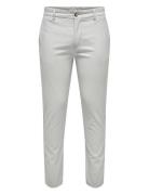 Onsmark Pete Slim Dobby 0058 Pant Noos Bottoms Trousers Chinos Grey ON...