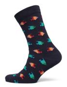 Happy Animal Bamboo Sock Underwear Socks Regular Socks Blue Lindbergh