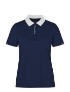 Abby Poloshirt Tops T-shirts & Tops Polos Navy Röhnisch