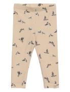 Legging Printed Bottoms Leggings Beige Petit Piao