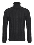 Bs Kano Regular Fit Knitwear Tops Knitwear Turtlenecks Black Bruun & S...