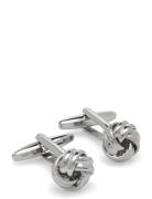 Cufflinks Mansjettknapper Silver Lindbergh Black