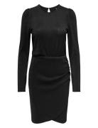 Onlrich L/S Glitter Dress Jrs Kort Kjole Black ONLY