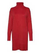 C_Feringata Dresses Knitted Dresses Red BOSS