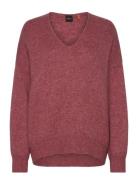 C_Fondys Tops Knitwear Jumpers Red BOSS