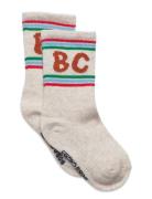 B.c Shadow Long Socks Socks & Tights Socks Cream Bobo Choses