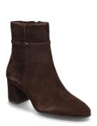 Women Boots Shoes Boots Ankle Boots Ankle Boots With Heel Brown Tamari...