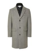 Slhnew Joseph Coat Noos Ullfrakk Frakk Grey Selected Homme