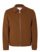 Slhnew Filip Jkt Noos Tynn Jakke Brown Selected Homme