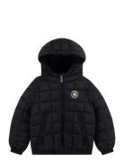 Converse Midweight Puffer Fôret Jakke Black Converse