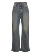 Skid Jeans Mid Blue Dirty Bottoms Jeans Relaxed Blue Hope