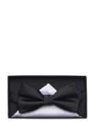 Polyester Bow Tie Sløyfe Black Lindbergh Black