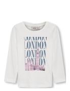 Kmgcelina Life Reg L/S City Top Box Jrs Tops T-shirts Long-sleeved T-s...