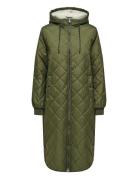 Onlnewsandy Quilt Coat Cc Otw Fôret Kåpe Khaki Green ONLY