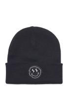 Smiley Beanie Accessories Headwear Beanies Black Pica Pica