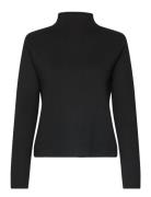 High Collar Sweater Tops Knitwear Turtleneck Black Mango