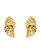 Feather Earring Øredobber Smykker Gold By Jolima