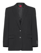 Anatali Blazers Single Breasted Blazers Black HUGO