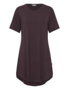 Bamboo Bigshirt Nattkjole Brown Lady Avenue