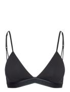 Ll Triangle Lingerie Bras & Tops Soft Bras Bralette Black Calvin Klein