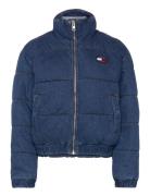 Denim Puffer Jkt Dh6051 Fôret Jakke Blue Tommy Jeans