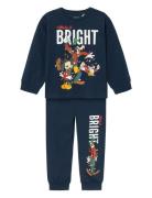 Nmmsilva Mickey Ls Nightset Wdi Pyjamas Sett Navy Name It