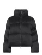 Dinara Crinkle Puffer Fôret Jakke Black French Connection