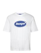 Nugoclean Tops T-shirts Short-sleeved White HUGO BLUE