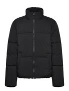 Puffer Jacket Fôret Jakke Black Tom Tailor