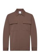 Pocket Overshirt Tops Overshirts Brown Lindbergh