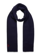 Signature Pony Wool Scarf Accessories Scarves Winter Scarves Navy Polo...