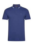 Passertip Tops Polos Short-sleeved Blue BOSS