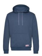 Jacquard Terry Hoodie Tops Sweat-shirts & Hoodies Hoodies Navy Scotch ...