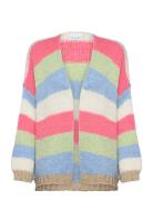 Kala Knit Cardigan Tops Knitwear Cardigans Pink Noella