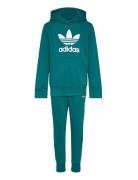 Hoodie Set Sport Tracksuits Green Adidas Originals