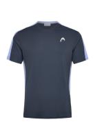 Slice T-Shirt Men Sport T-shirts Short-sleeved Navy Head