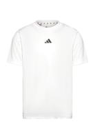 J Tr-Es T Tops T-shirts Short-sleeved White Adidas Sportswear