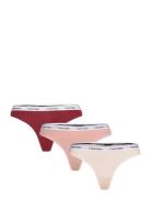 3 Pack Thong Stringtruse Undertøy Pink Calvin Klein