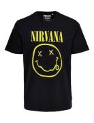 Onsnirvana Life Reg Ss Tee Tops T-shirts Short-sleeved Black ONLY & SO...