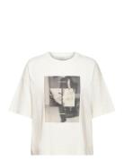 Cmmuse-Tee Tops T-shirts & Tops Short-sleeved White Copenhagen Muse